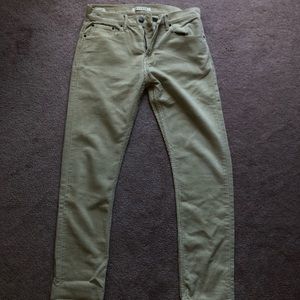 Mens Slim Corduroy Pants